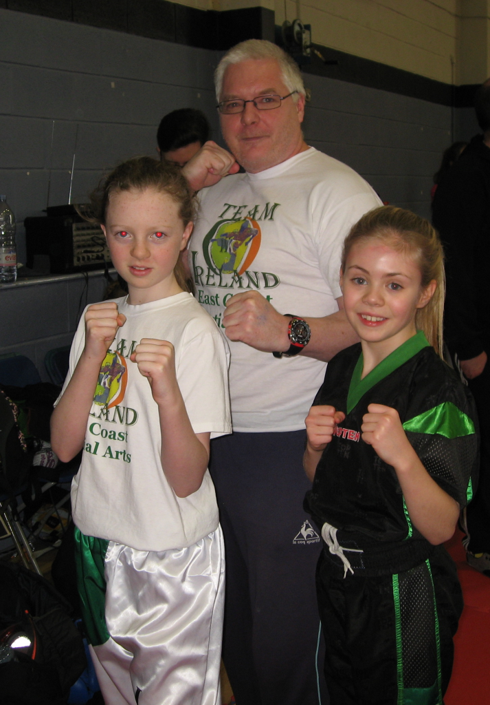 Brendan Donnelly Karate Mollie and JJ golden dragon